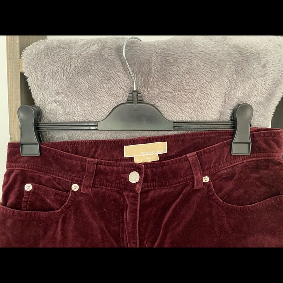 Michael Kors Straight Velour Pants - Picture 4 of 13